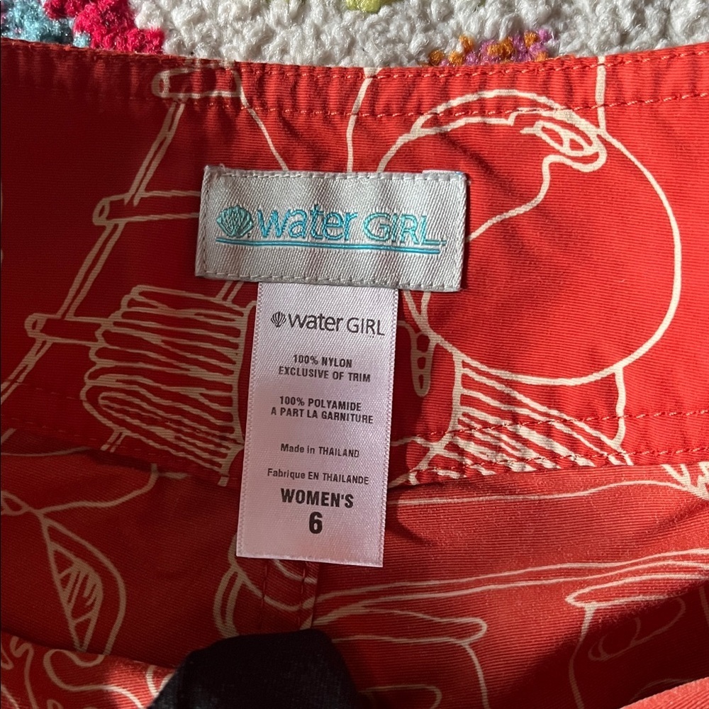 WOMENS SIZE 6 WATERGIRL BY PATAGONIA BOARD SHORTS SWIMMING SUMMER - Picture 5 of 5